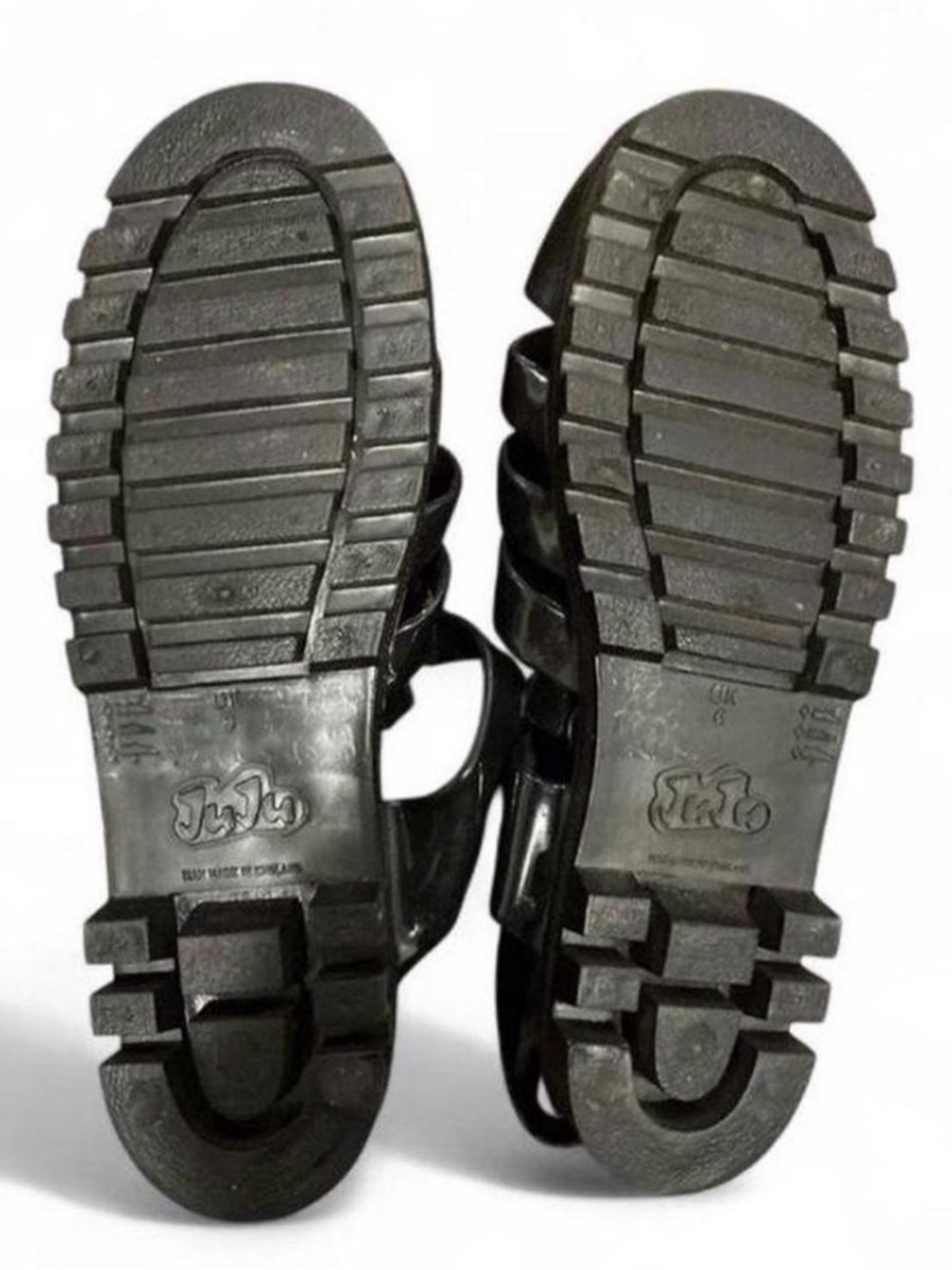 Ladies Juju Black Jelly Sandals UK Size 8/US Size 10.5. - Picture 3 of 3